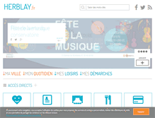 Tablet Screenshot of herblay.fr